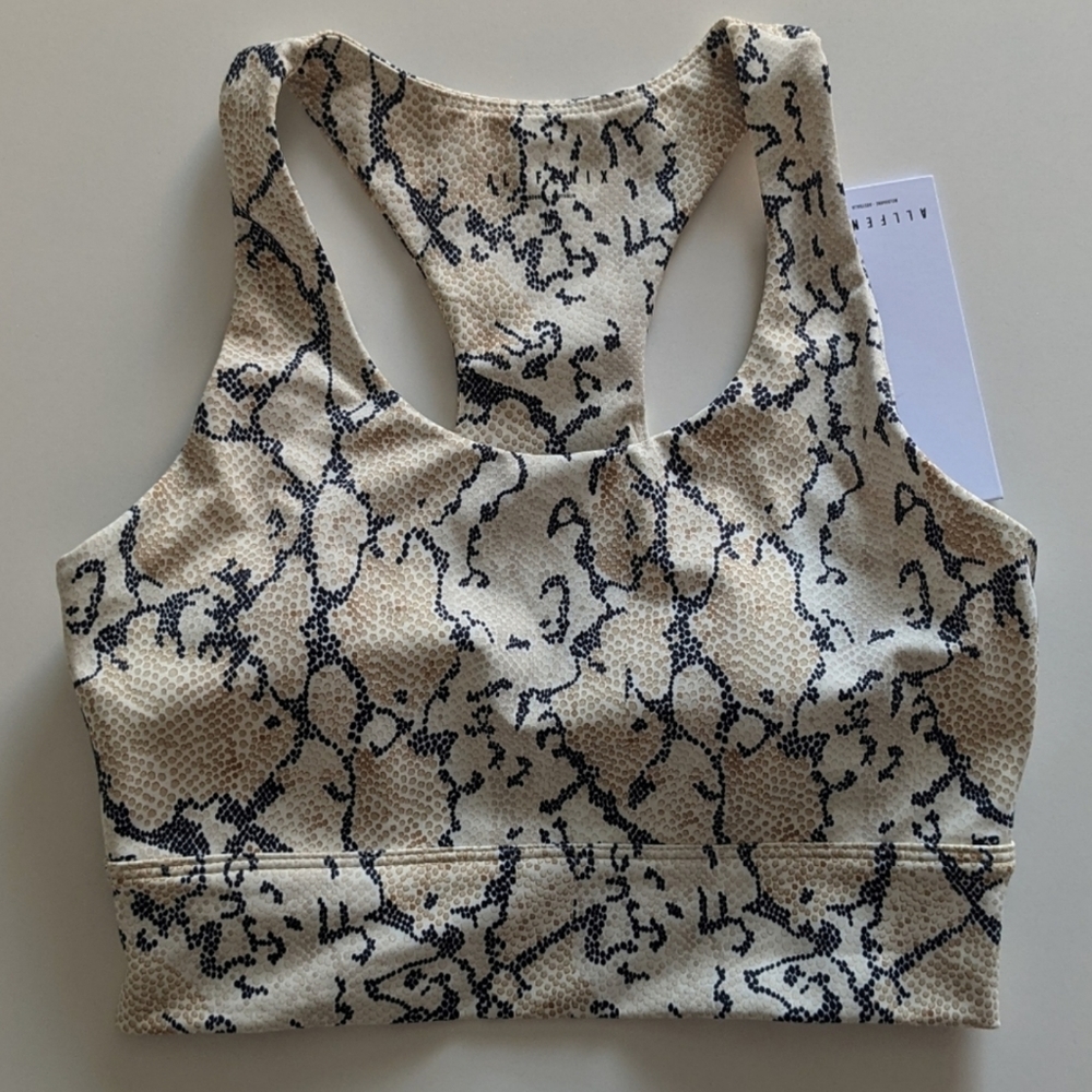 {All Fenix} Brand New White Python Racerback Bra - Picture 5 of 10